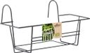 Elho Green Basics Balkonrek Metaal 50 - Antraciet