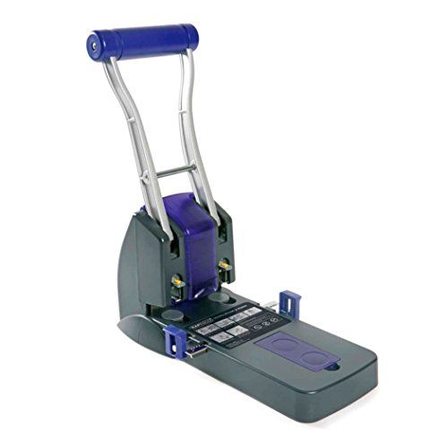 Rapesco PF220AP1 ECO P2200 Heavy Duty 2-Gaats Perforator, Zwart en Paars