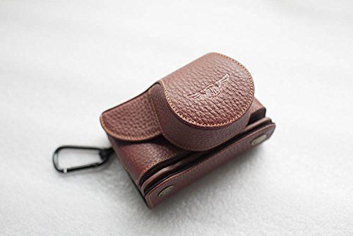 TP Original Handgemaakte Echt Lederen Full Camera Case Tas Cover Voor FUJIFILM X100F Bruin Bodem Opening Versie