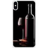 Apple Siliconen hoesje compatibel met iPhone X, Apple iPhone XS Wine