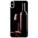 Apple Siliconen hoesje compatibel met iPhone X, Apple iPhone XS Wine