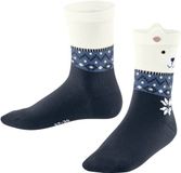 FALKE Ice Bear katoen sokken kinderen blauw - maat 23-26