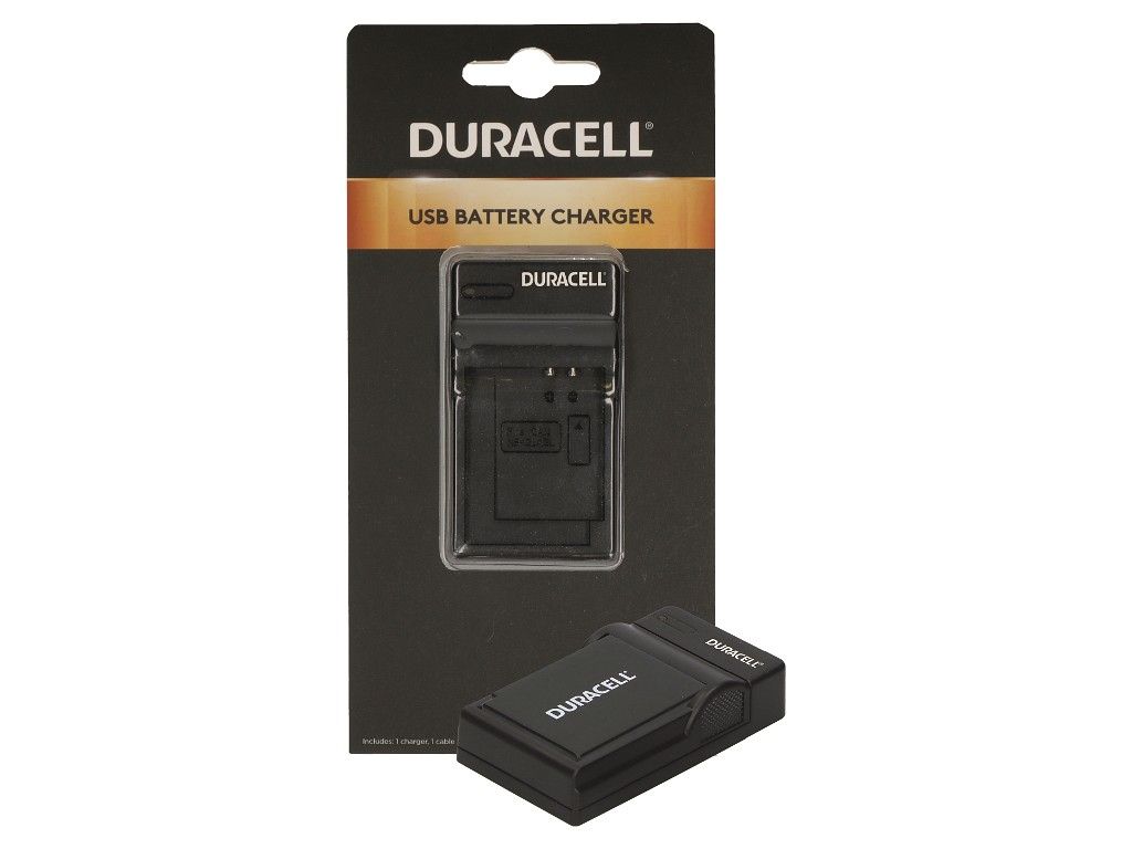 Duracell DRC5905 USB Charger for Canon LP-E10 - Black