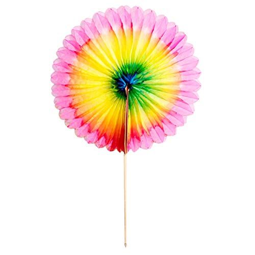 Folat - Prikkers met waaierdecoratie - 8 stuks