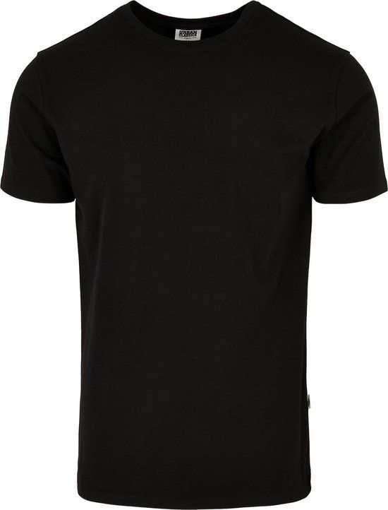 Urban Classics Organic Fitted Stretch Heren T-shirt - Zwart - 3XL