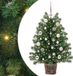 vidaXL Sapin de Noël artificiel avec 150 LED, Vert, 95 cm