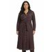 YOEK Plus Size jurk - bruin