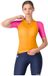 Castelli Corretto Maillot à manches courtes Jaune, Orange M Femme