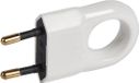 Legrand Eurostekker Met Trekoog - 2.5A - 2-polig - Wit