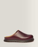 Dr. Martens Mules San en Cuir en Rouge, Taille: 38