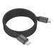 ANSMANN USB-C Magnetische Kabel 60W, Compact, Siliconcoating zwart