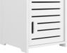 And Outdoormatch Meuble de salle de bain Misty - Armoire colonne - HKC - 135x32x32 cm - Blanc