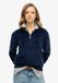 Superdry - Velours sweatshirt met halve rits - Dames - Truien