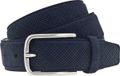 Vanzetti Leren Riem Leather Belt W100 Navy Donkerblauw