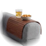 Sofa BAM BOO BOX Sofa Dienblad Bamboe Armleuning – Flexibel Antislip Bankdienblad