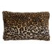 SARO LIFESTYLE Cheetah print imitatiebont sierkussen, 30 x 50 cm poly gevuld, bruin