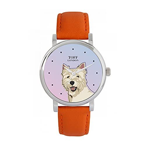 Toff London West Highland Terrier Hoofd Hondenhorloge