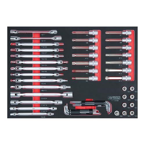 KS Tools 711.0053 Set SCS sleutels, 53-dlg, in 1/1 systeem-inlay