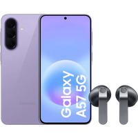 Samsung Galaxy A57 128GB Paars 5G + Samsung Galaxy Buds4 Zwart