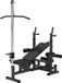 Gorilla Sports Fitnessbank met Lat Pulley - Krachtstation - Zwart