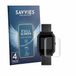 Savvies - Screenprotector pour Bangle.js 2 - Film protecteur transparent couverture complète 4 Pièces