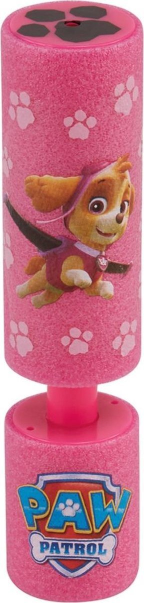 PAW Patrol 1x waterpistool/waterpistolen van foam roze - Skye - 15 cm - Zomerspeelgoed/buitenspeelgoed