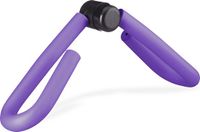 Relaxdays beentrainer, armtrainer, spieren versterken, dijbeen trainer, adductoren, paars