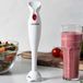 Avizar, ergonomische staafmixer, 300W, met roestvrijstalen mes, wit