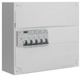 Siemens – 1-rijig beeld, 1 scheidingsschakelaar, verschillende 40 A, type AC + 4 veiligheidsschakelaars