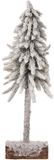 Decoris Kunstkerstboom sneeuw op stam Ø15xH45cm