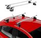 Menabo Stahl porta-bagagli, portapacchi per BMW Serie 3 E90 E91 E92, anno di costruzione 2004-2013, colore argento