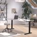 Germania Bureautafel Hermoso | 180 x 80 x 91 cm | Grijs-zwart