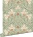 ESTAHome Behang Vintage Bloemen Art Nouveau Vergrijsd Groen/Terracotta 53 cm x 10.05 m