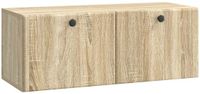 vidaXL Wandmontage TV-kast 78,5 x 31 x 30 cm Sonoma Eiken Bewerkt hout