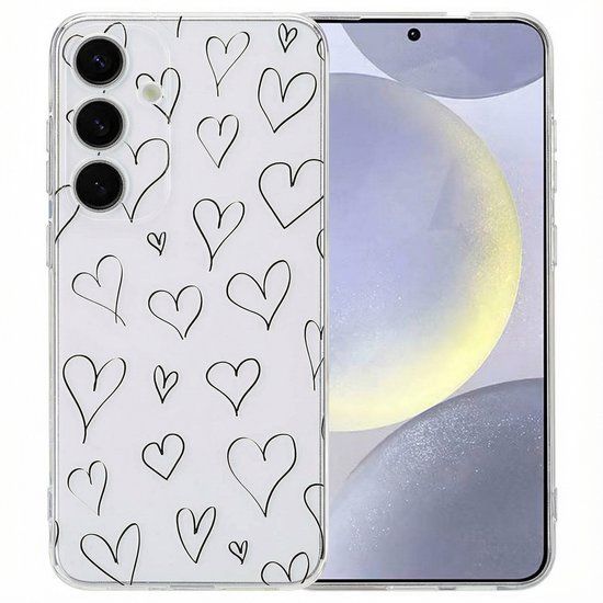 imoshion Hoesje - Geschikt voor Samsung Galaxy S25 Plus - Design hoesje verpakking - Hearts