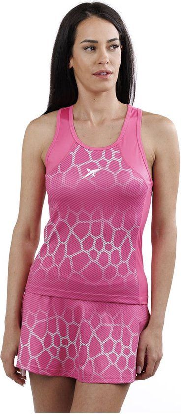 Drop Shot Naura Mouwloos T-shirt Roze XL Vrouw