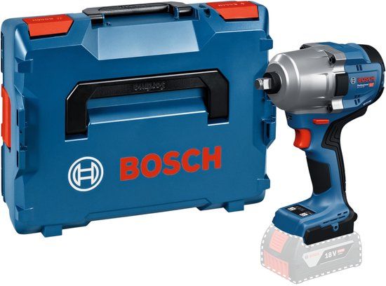 Bosch Professional GDS 18V-780 Accu slagmoersleutel 780Nm 1/2 frictiering 18V Basic Body in L-Boxx - 06019P4003