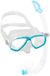 Cressi Perla & Mexico Pro Snorkelset Bleu