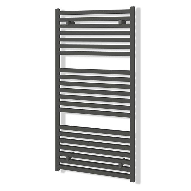 Maxaro Zeus Handdoekradiator Donkergrijs Metallic 60x120cm 1160 Watt