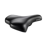 Selle San Marco BIOAKTIVE Sportive – Breed en Comfortabel Stadsfietszadel voor City Bike – Maat L1, Zwart
