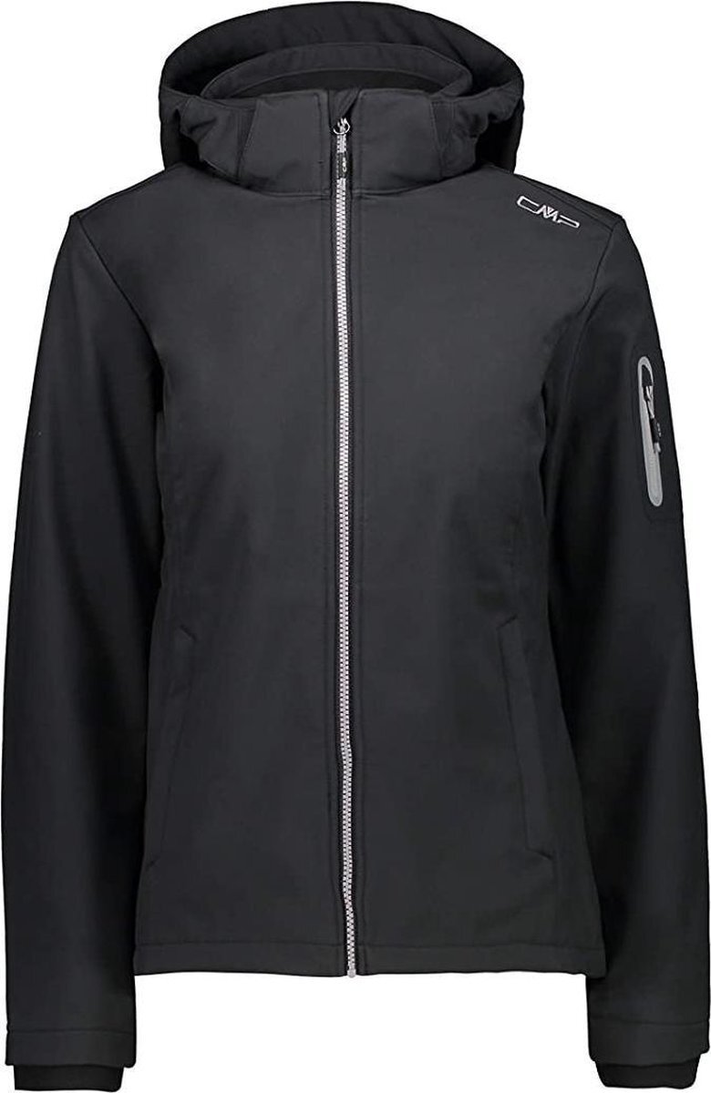 CMP softshell jas dames polyester/elastaan zwart