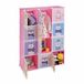 Relaxdays Kinderkast - 145 x 110 x 37 cm - Roze