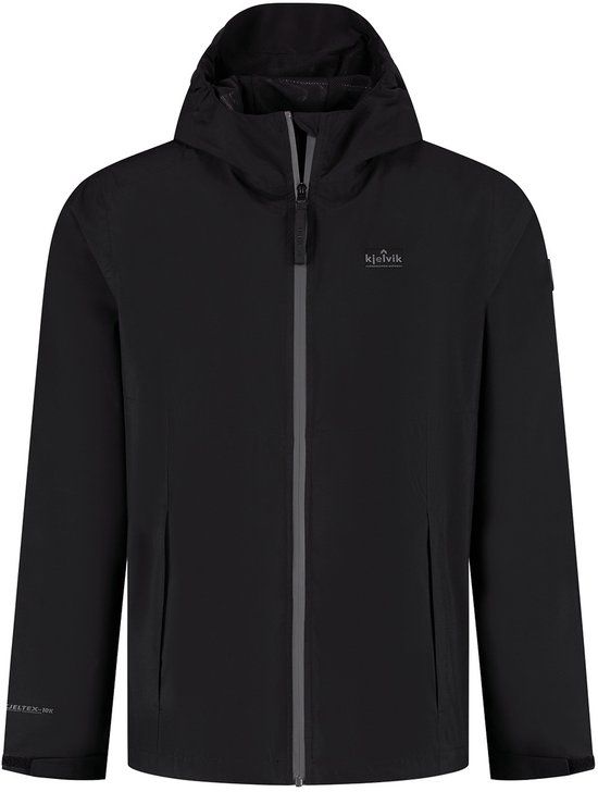 Kjelvik Outdoorjas Kiron Zwart
