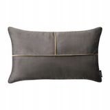 Room99 Be Glam Simple Sierkussensloop 30x50cm Donkergrijs