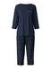 CALIDA Dames Pyjama van 100% Katoen, Maat XS, Peacoat Blue