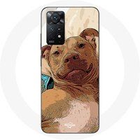 Redmi Note 11 Pro 5G hoesje American Pit Bull Terrier bruin Maniacase