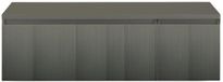 BES LED Frozen 3D Badmeubelset 140 cm - Greeplijst in Kleur - Wastafel Onderkast met Bovenblad Petrol Mat