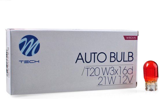 Mtech Z62 lamp WX3x16d 12V/21W WY21W set van 10