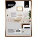 Stewart Superior A4 Pin Stripe Certificaat Frame met Perspex Veiligheidsglas - Zwart/Goud