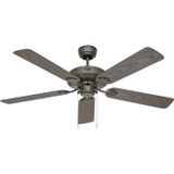 CasaFan CLASSIC OUTDOOR 132 BZ-EB Flügel Kunststoff braun Eiche Dekor Plafondventilator 60 W (Ø x h) 132 cm x 345 mm Brons Met wintermodus